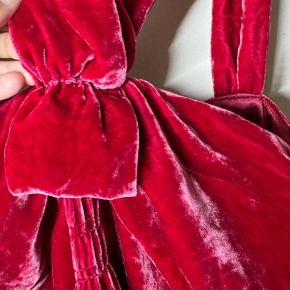 NWT Marc by Marc Jacobs Strawberry Daiquiri Pink Velvet Silk Blend Bow Blouse 6 - Picture 5 of 16